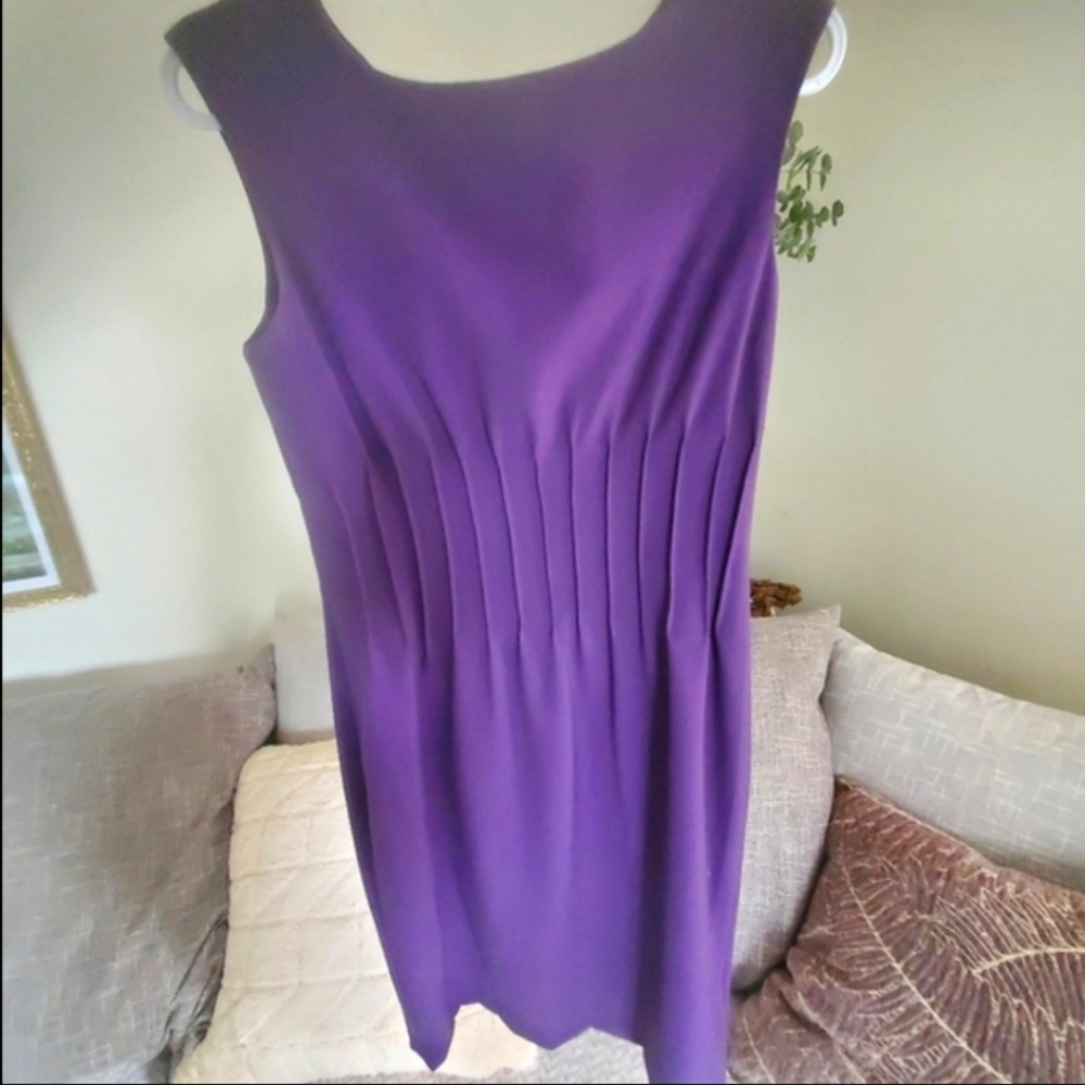 Purple Calvin Klein dress